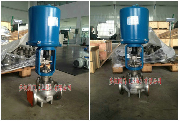 不銹鋼電子式電動(dòng)單座調節閥圖片